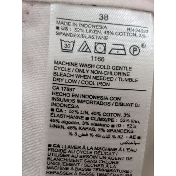 Old Navy Men's Red Herringbone Shorts With Button Closure & Pockets Size 38 - Picture 12 of 12